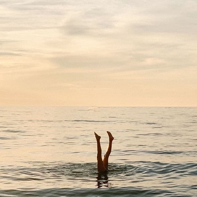 Ocean at sunset
